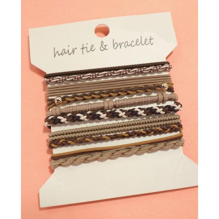 Boho Dual Function Knot Bracelet Hair Ties