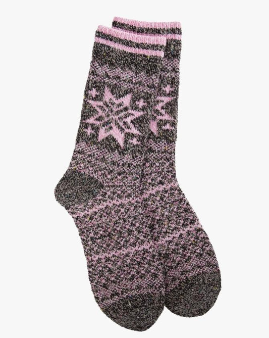 World's Softest Socks Holiday (Pink Multi)