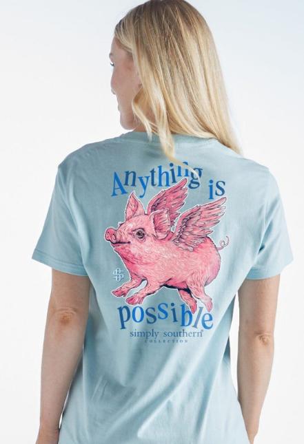 Simply Southern Short Sleeve Pig Tee