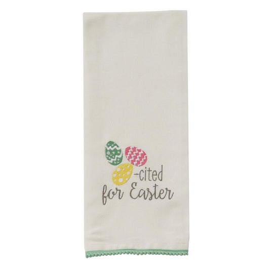 Park Design Egg-Cited For Easter Embroidered Dishtowel