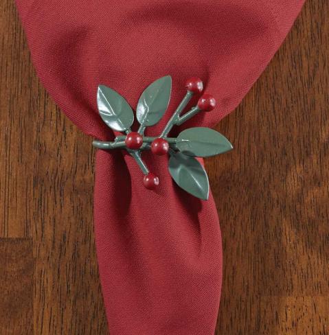 Park Design Leaves & Berries Napkin Ring