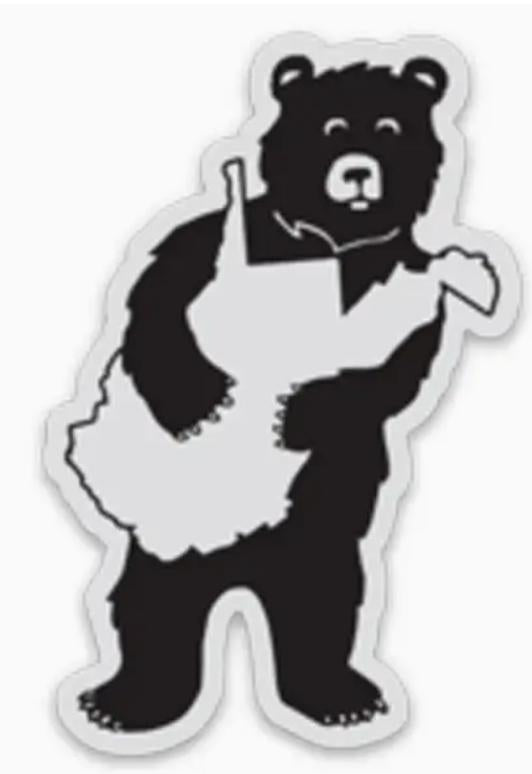 Bear Hug WV Magnet