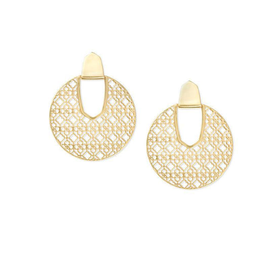 Kendra Scott Diane Earring in Gold Filigree