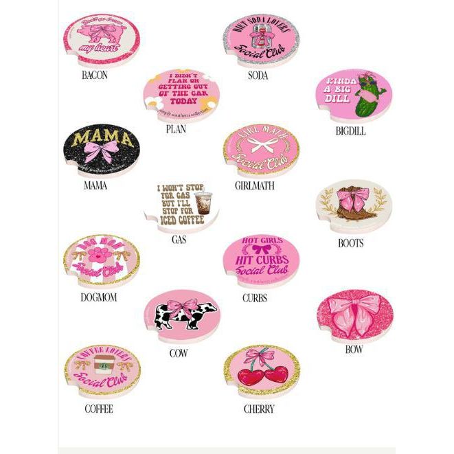 Simply Southern Car Coasters