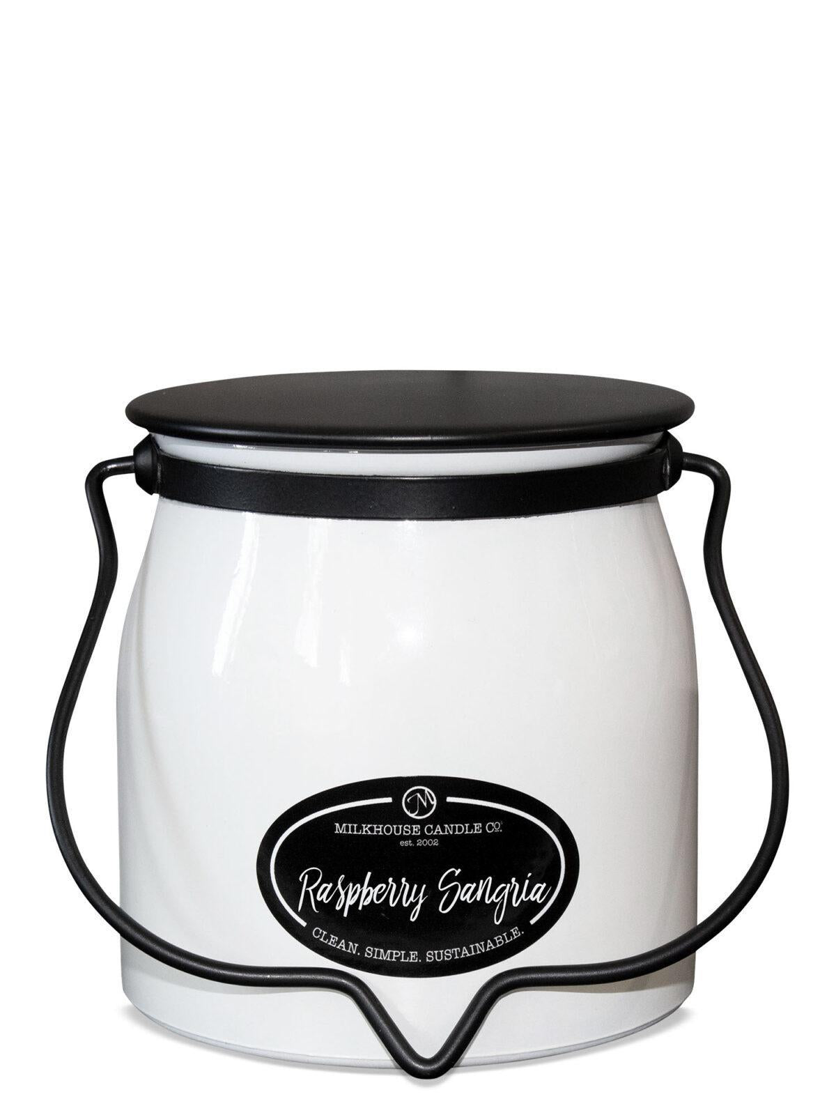 Milkhouse Candles Raspberry Sangria Butter Jar 16 oz