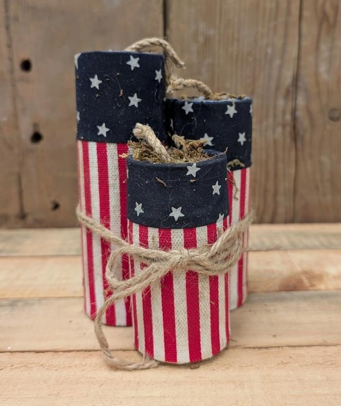 Set of 3 Americana Fireworks