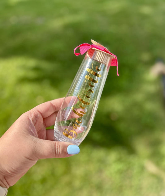 Bachelorette Stemless Champagne Flute