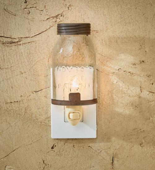 Mason Jar Night Light