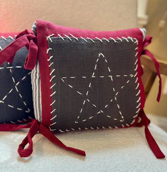 Americana Star Pillow