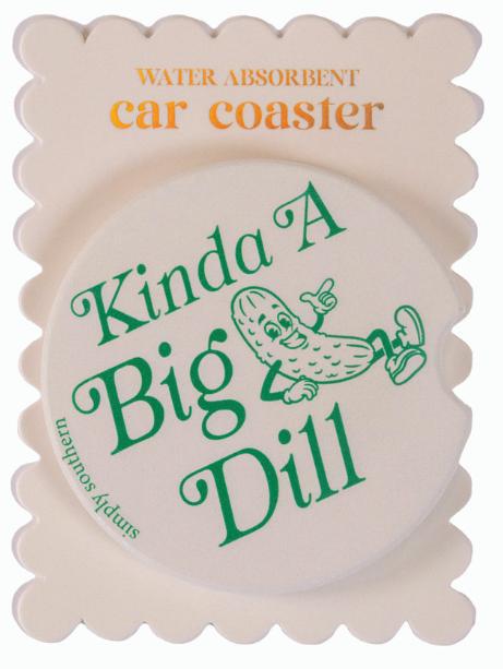Simply Southern Car Coasters (Dill)