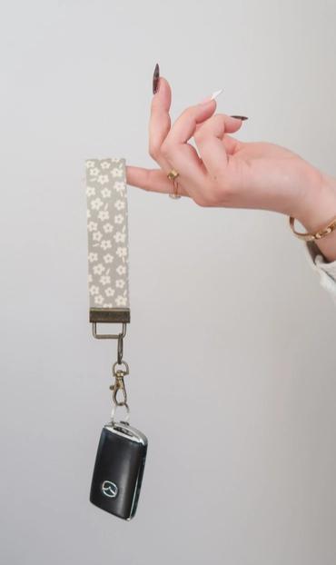 Keychain (Sage Ditsy Flowers)