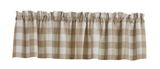 Wicklow Check Valance (Natural)