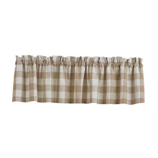 Wicklow Check Valance (Natural)
