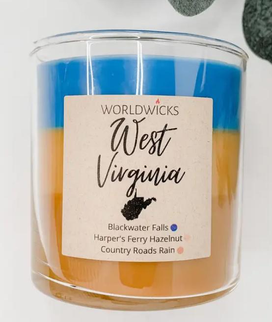 West Virginia Triple Scented Candle