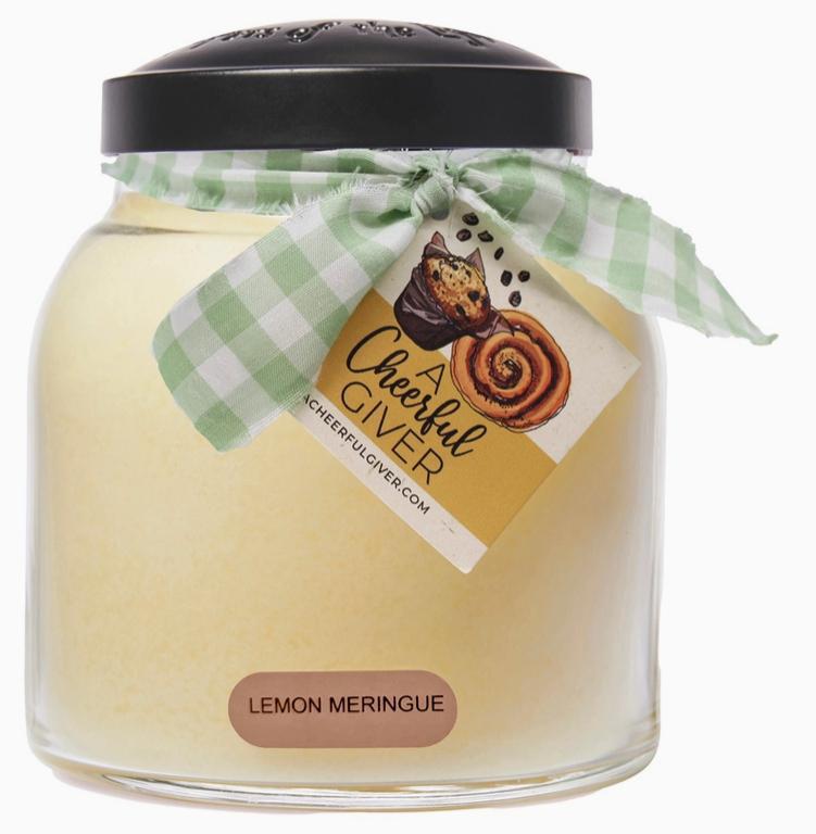 34oz Papa Jar Candle (Lemon Meringue)