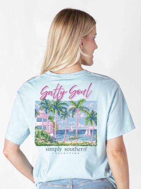 Simply Southern Short Sleeve Salty Soul Tee