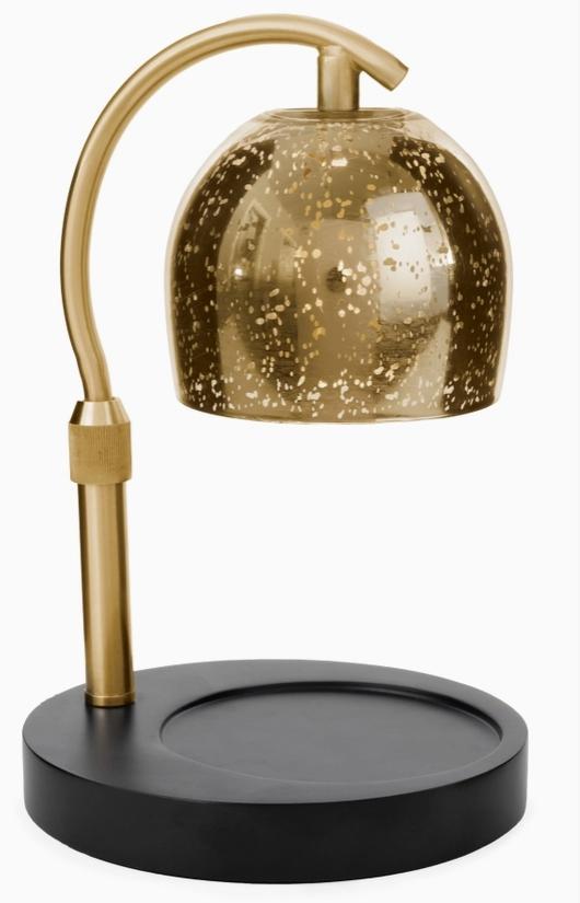Mercury Glass Candle Warmer Lamp