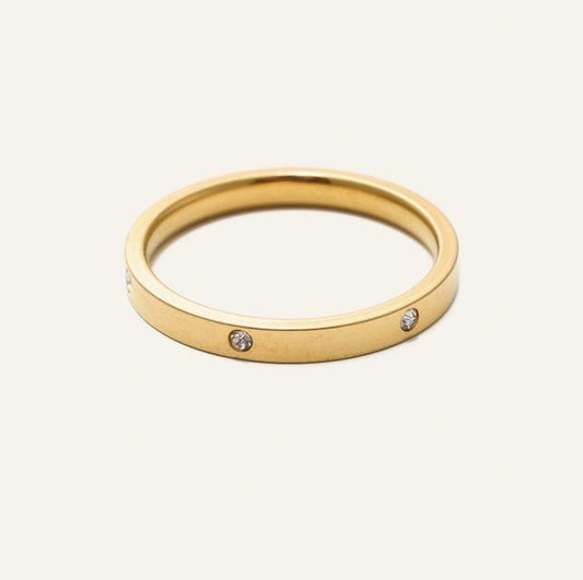 Skinny Corinne Ring- Gold