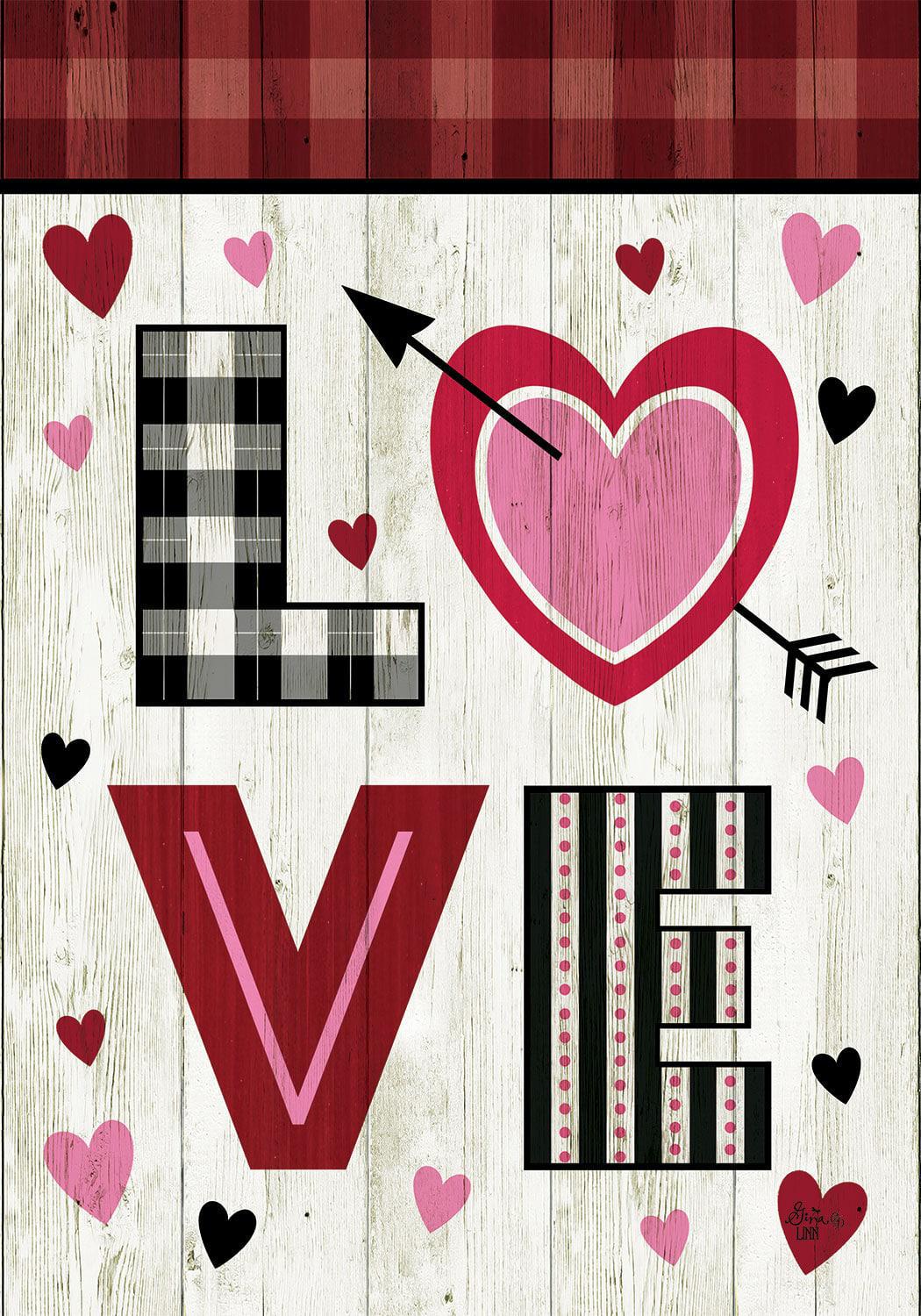 Love Valentine Flag