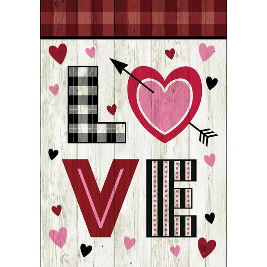 Love Valentine Flag