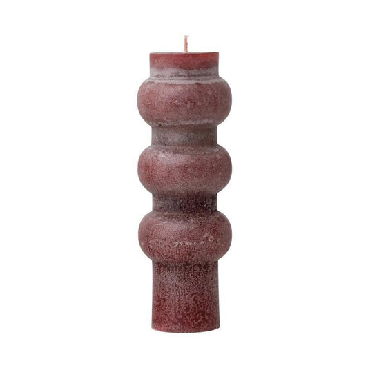 Unscented Totem Pillar Candle (Red)