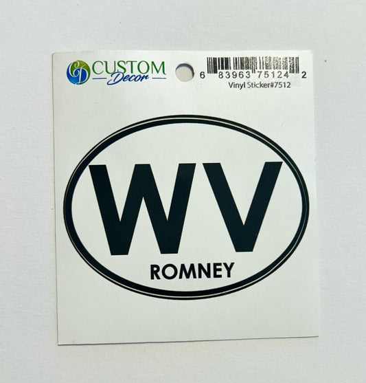 Vinyl Sticker (WV Romney)