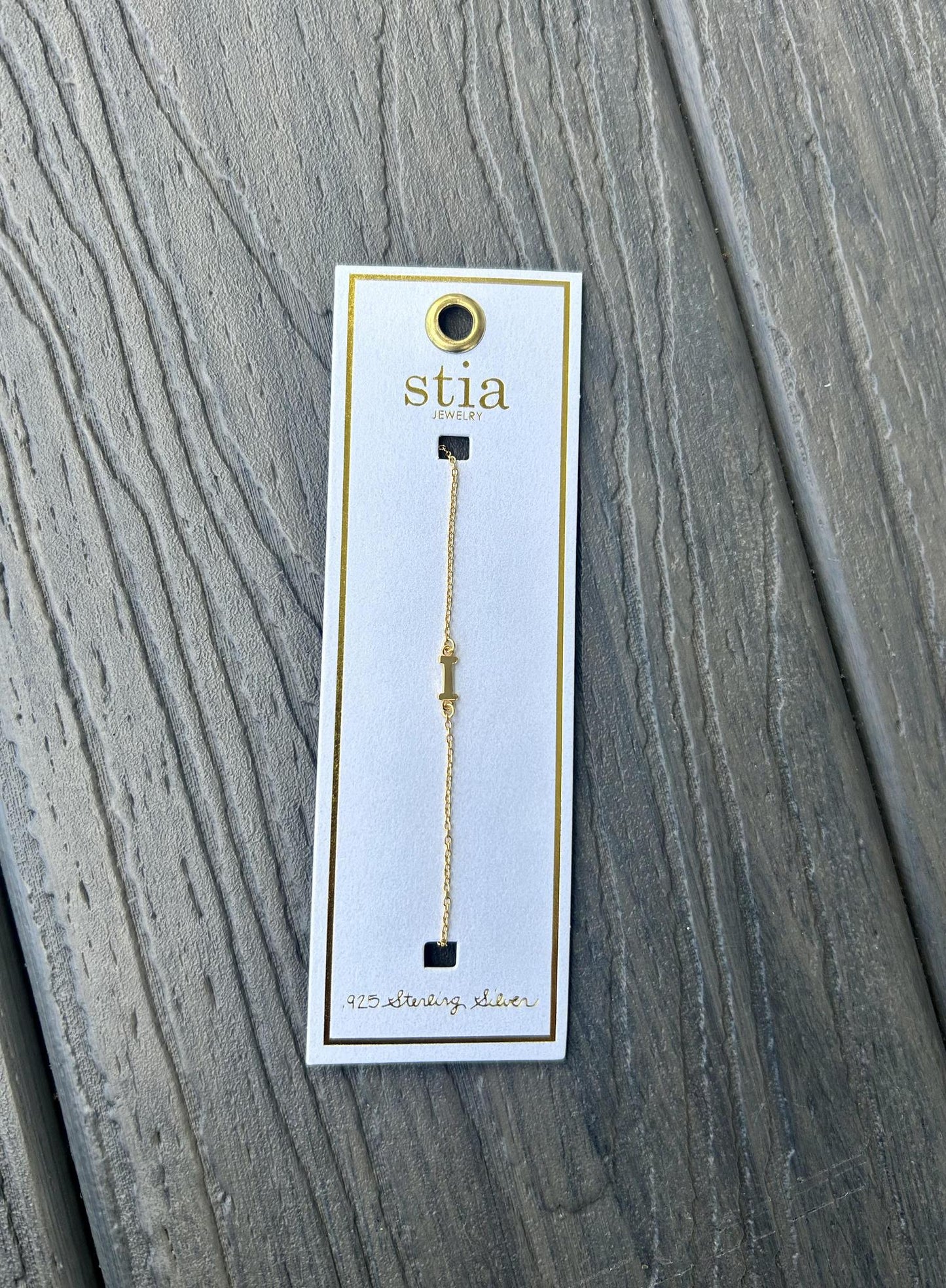 "I" Bracelet (Gold)