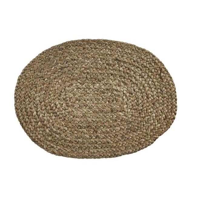Oval Jute Braided Placemat