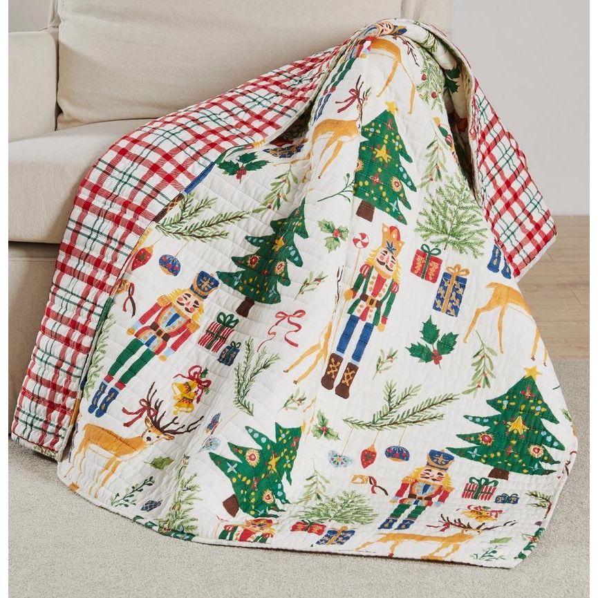 Nutcracker Quilted Throw
