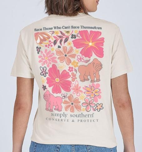Simply Southern Short Sleeve Tracker Gorilla Tee
