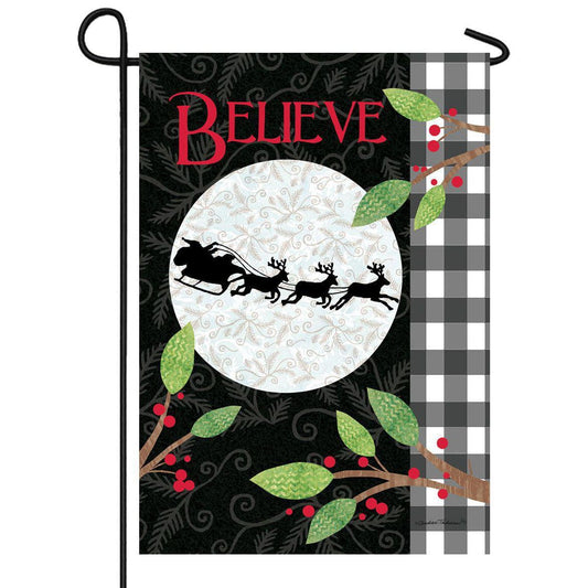 Moonlight Sleigh Flag