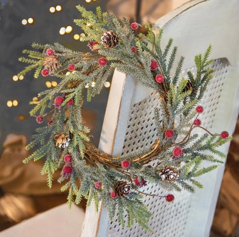 Mountain Pine with Berries Wreath