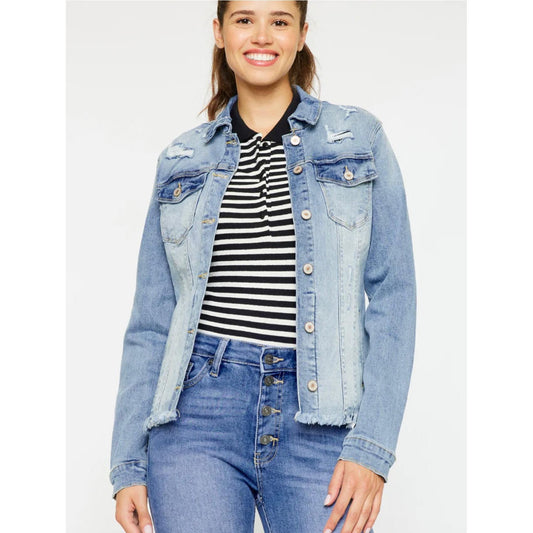 KanCan Wilson Denim Jacket (Medium Wash)