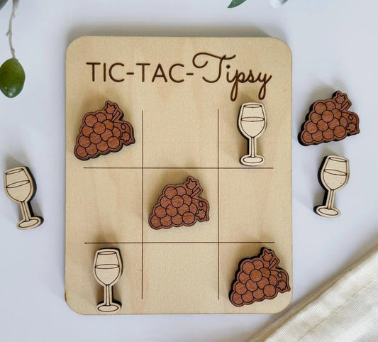 Mini Wine Tic-Tac-Toe Game