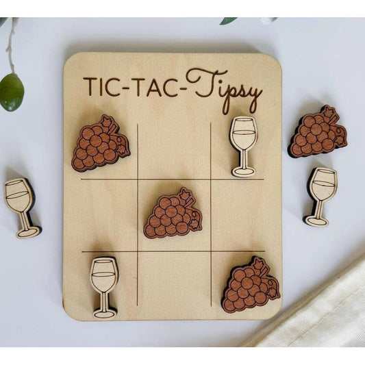 Mini Wine Tic-Tac-Toe Game
