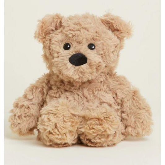 Brown Curly Bear Warmies Junior