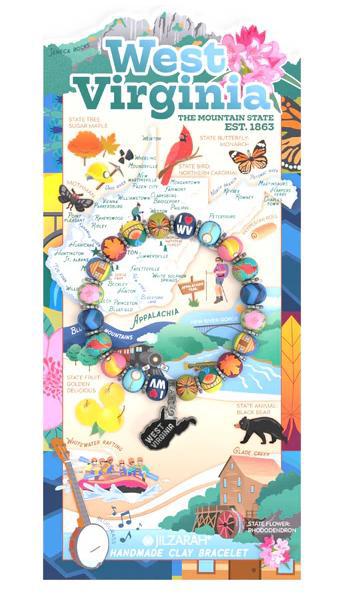 West Virgina Places We Love Bracelet