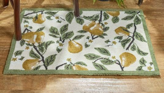 Park Design Golden Pear Hooked Rug 24" X 36"