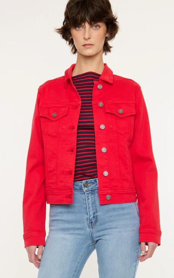 KanCan Tulip Color Jacket (Red)