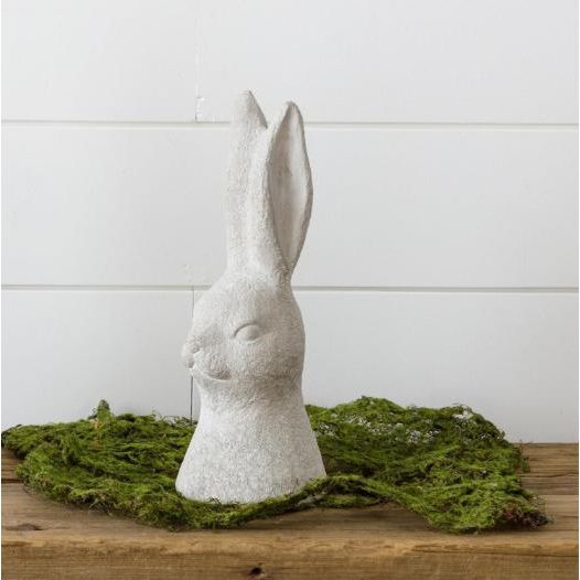 Cement Rabbit Bust