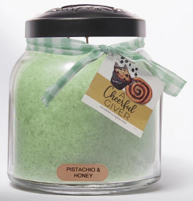 Papa Jar Candle (Pistachio & Honey) 34oz