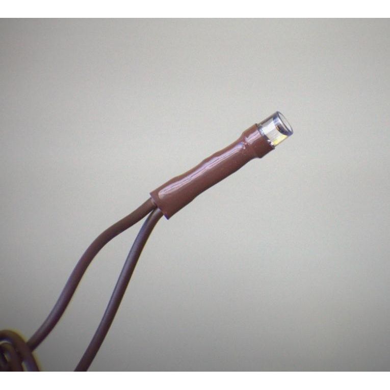 Battery Operated 20 Bulb Led String Lights 5ft Brown Cord