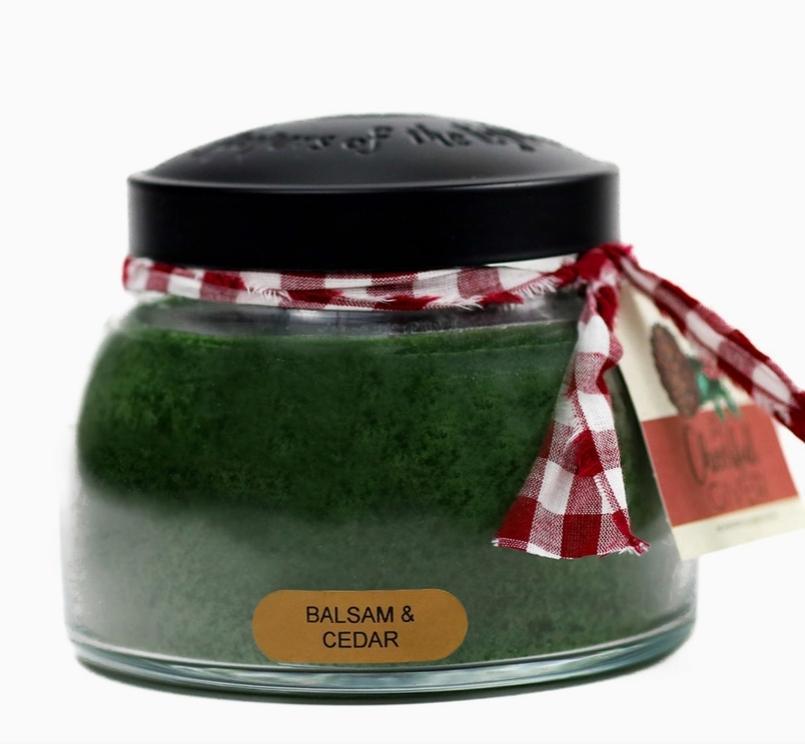 Balsam & Cedar Scented Jar Candle