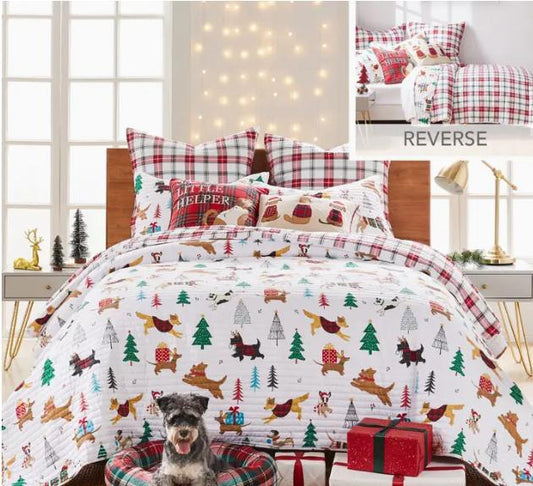 Jingle Paws Quilt Set