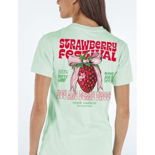 Simply Southern Short Sleeve Strawberry Tee