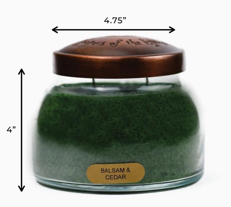 Balsam & Cedar Scented Jar Candle