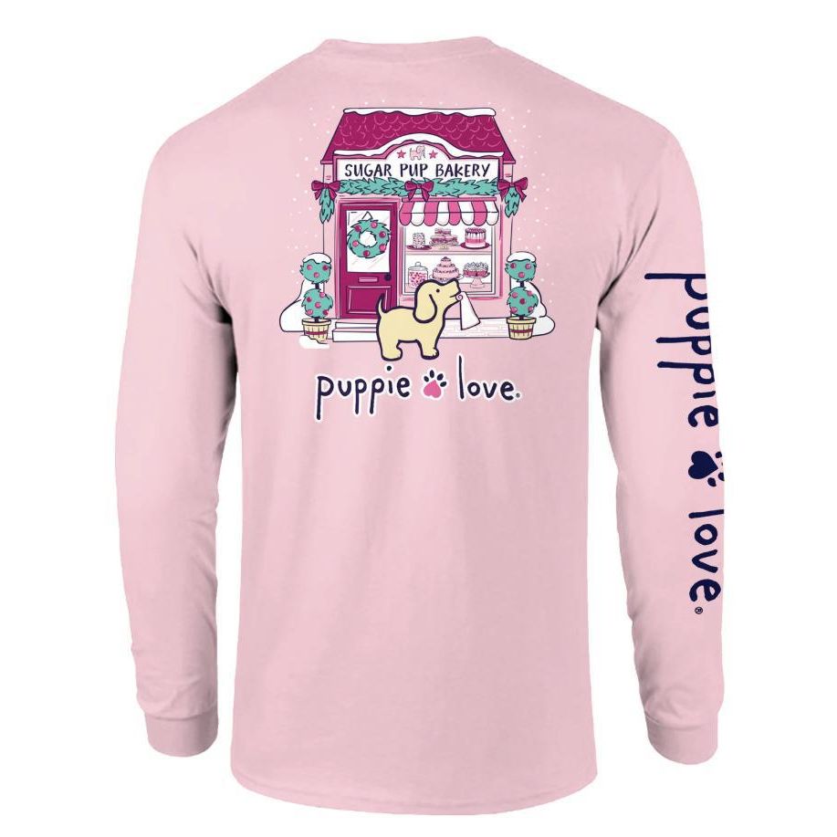 Puppie Love Sugar Pup Bakery Long Sleeve Tee