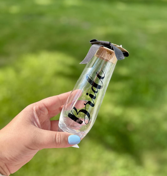 Bride Stemless Champagne Flute