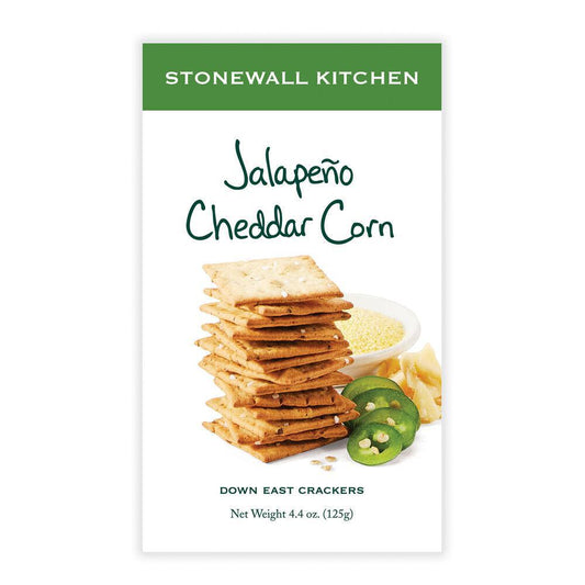 Stonewall Kitchen Jalapeño Cheddar Corn Crackers