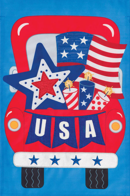 USA Truck-Applique Flag